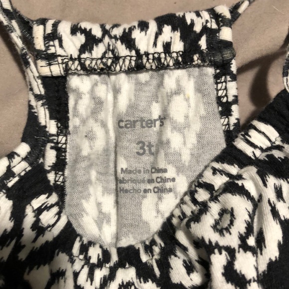 3T Carter’s dress. NWOT. Black and White - Picture 2 of 4